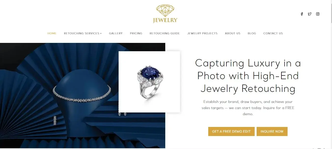 Jewelry Retouching Service