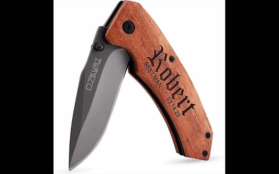 Personalized Pocket Knife for Groomsmen