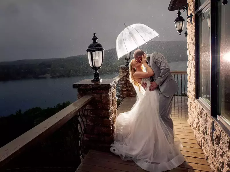 backlight photography rain