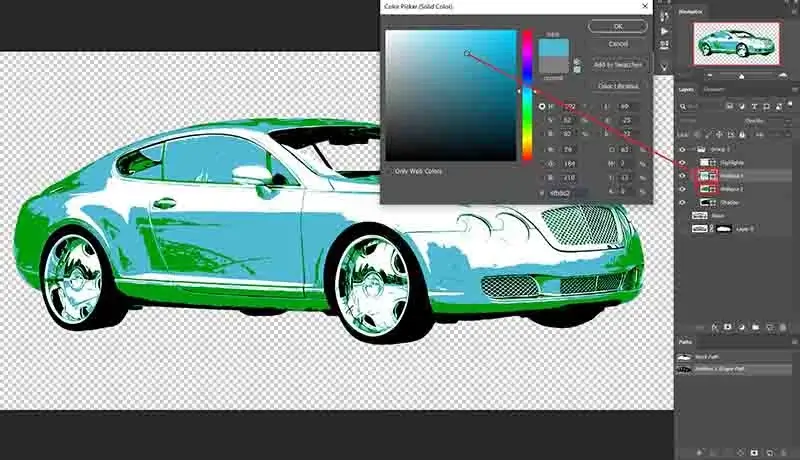 changing color of a vector layer