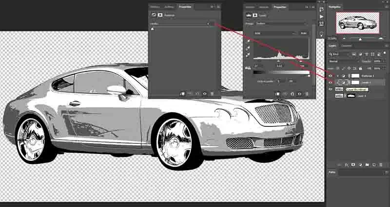 levels and posterizing