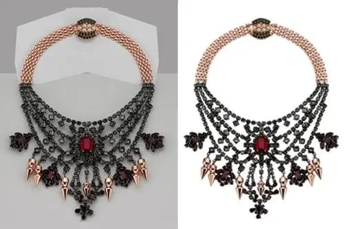 necklace photo editing