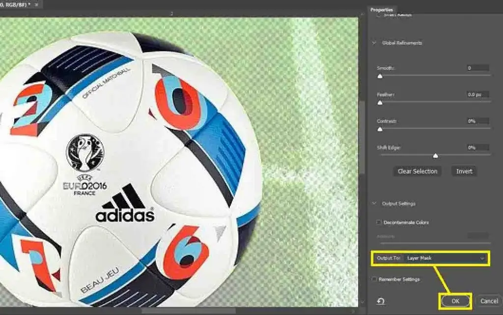 select mask in photoshop