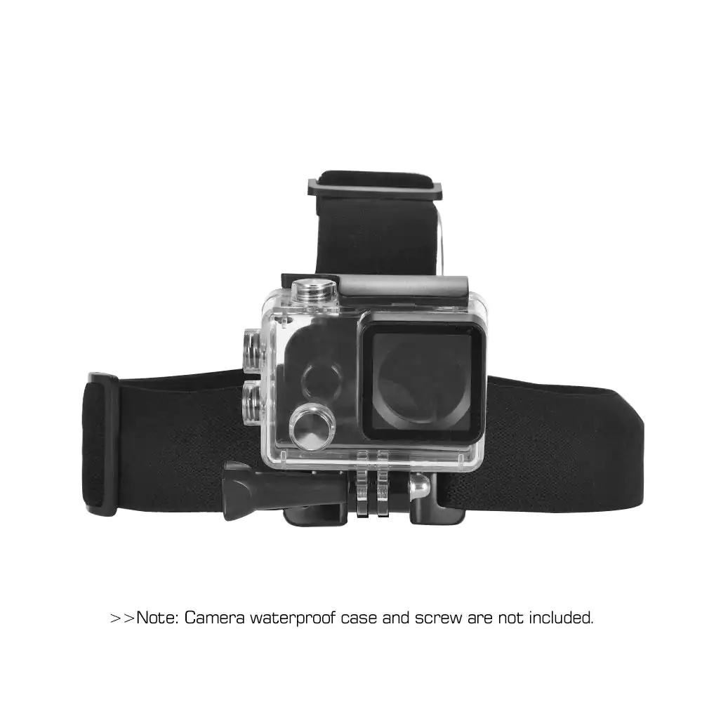 Adjustable -Slip Action Camera Head Strap