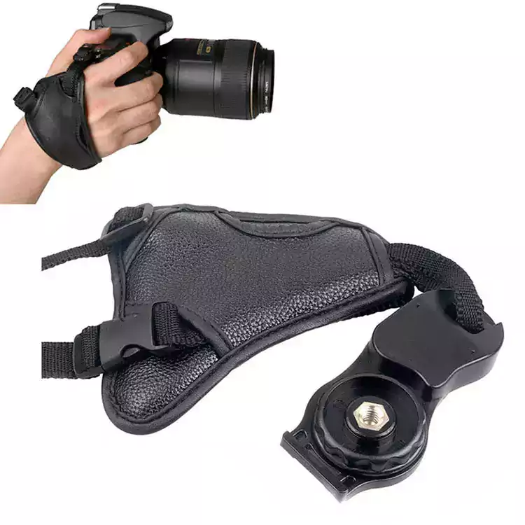 Leather Triangle Camera Hand Grip Strap