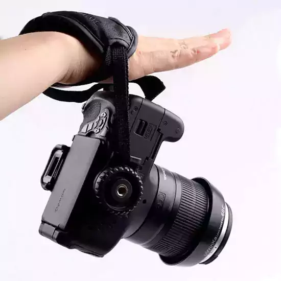 Leather Triangle Camera Hand Grip Strap