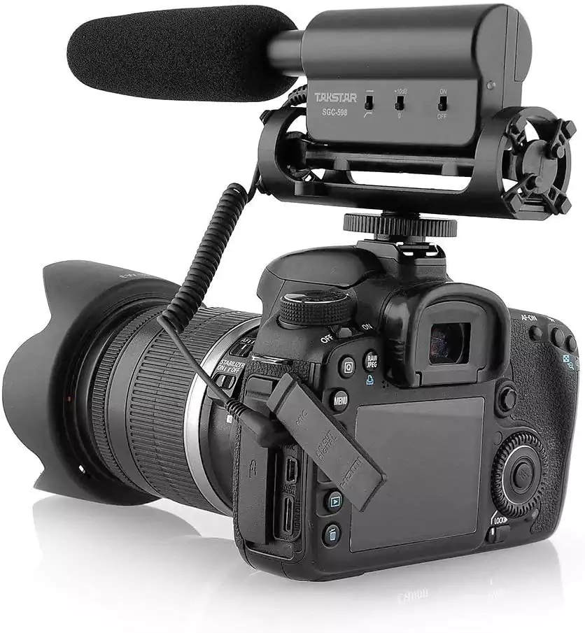 TAKSTAR SGC-598 Photography Interview Shotgun MIC, Action Camera Microphone Attachment