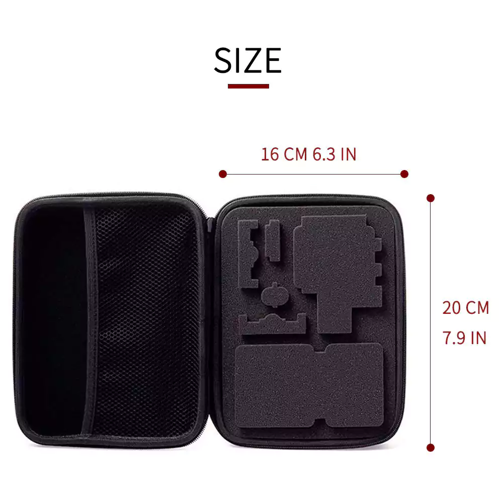 TEKCAM Carrying Case for professional, Action Camera Protector