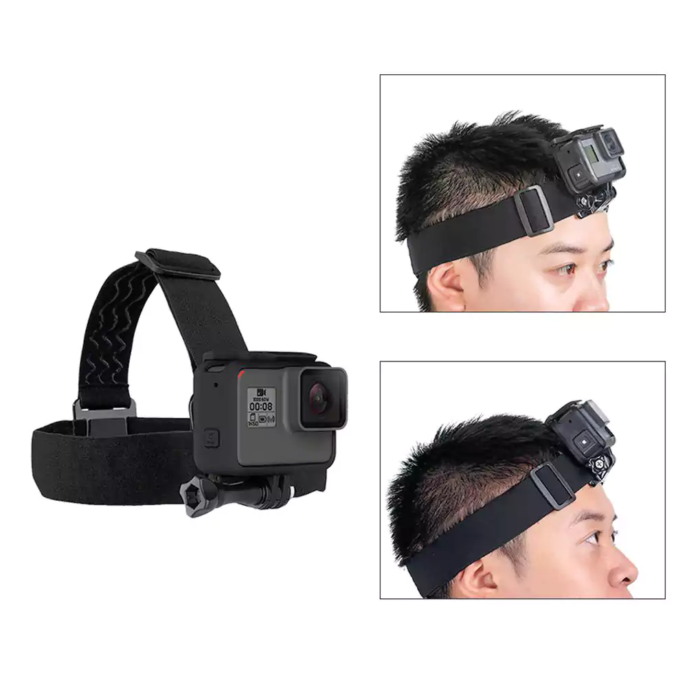 TELESIN Head Strap Mount Action Camera Mount