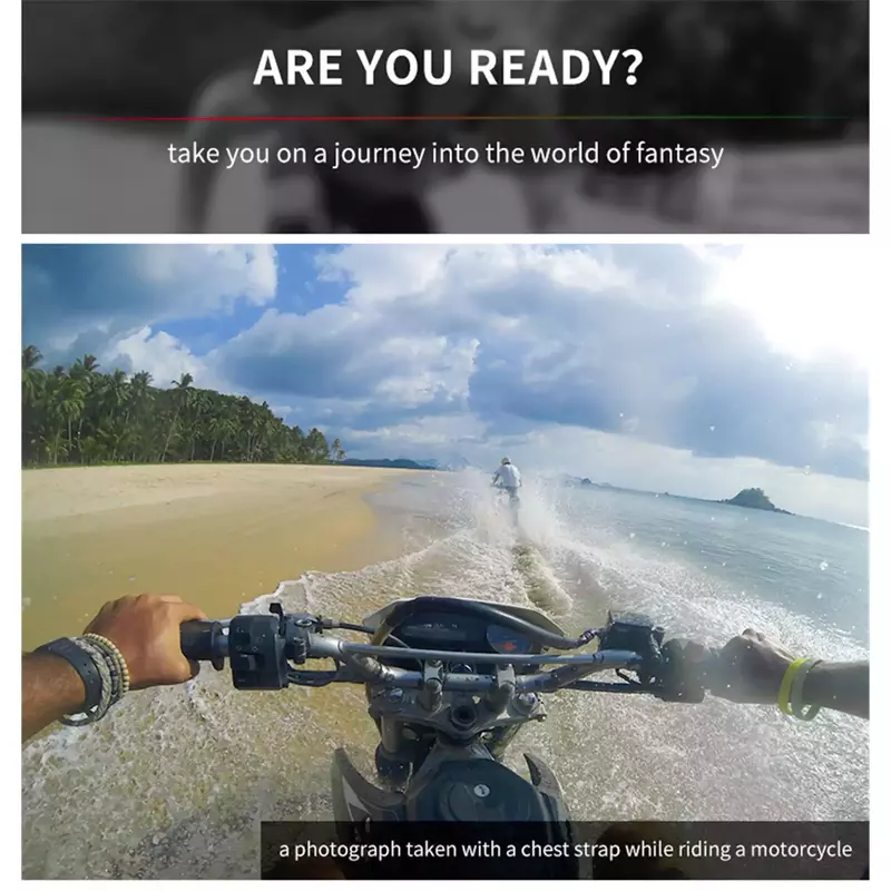 TELESIN Head Strap Mount Action Camera Mount