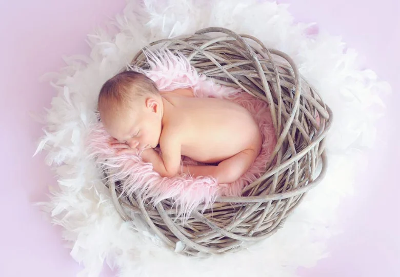 unique newborn baby photoshoot