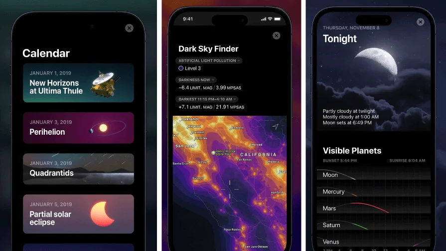 The Sky Guide, Milky Way Apps