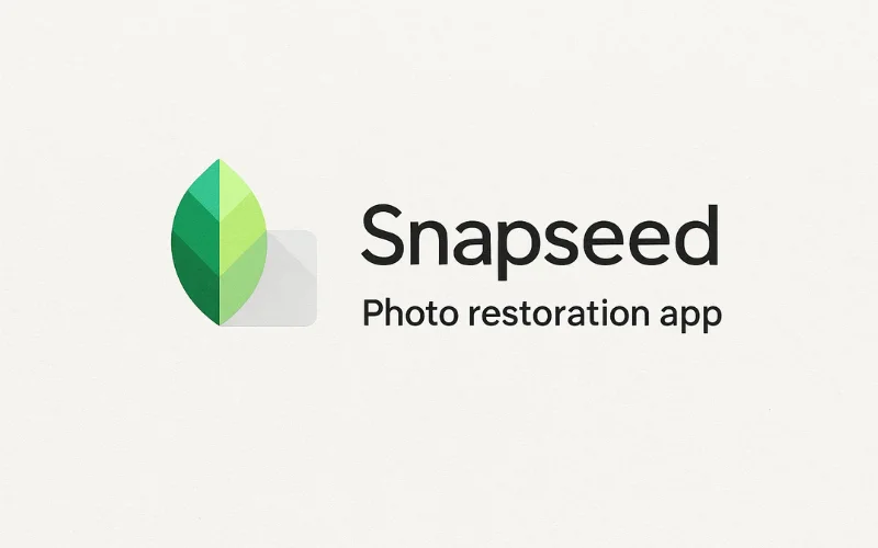 logo for Snapseed photo restoration app