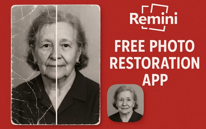 Remini free photo restoration app