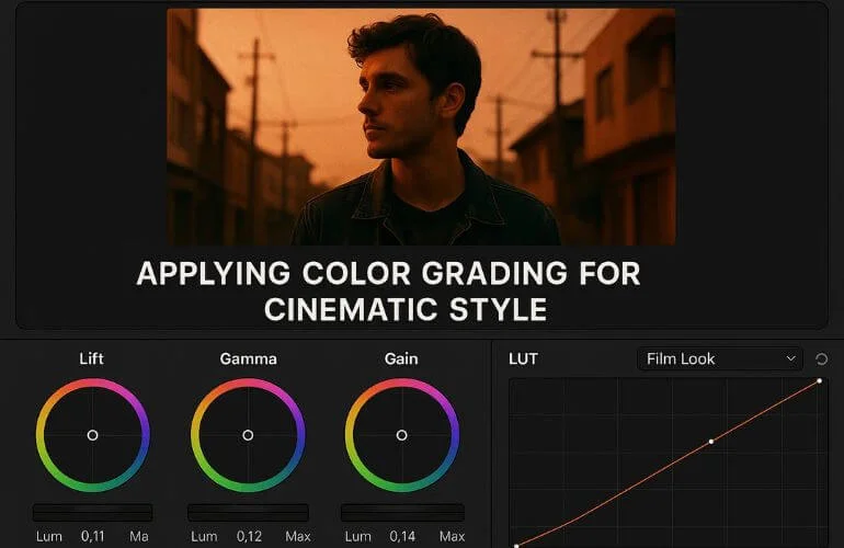 Color Grading Workflow Diagram