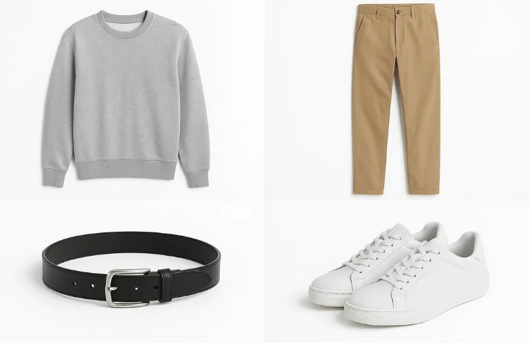 Consistent product photos with uniform white backgrounds for branding and trust