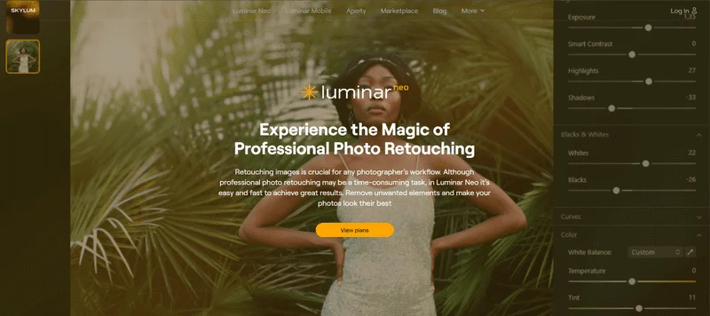 Screenshot Luminar Neo
