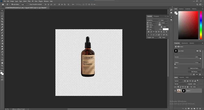 Remove Background in Photoshop