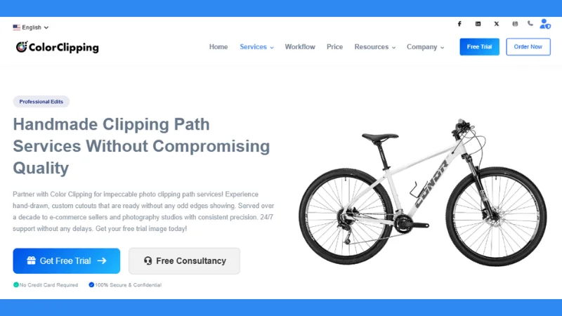 Color Clipping handmade clipping path service for ecommerce product photo editing