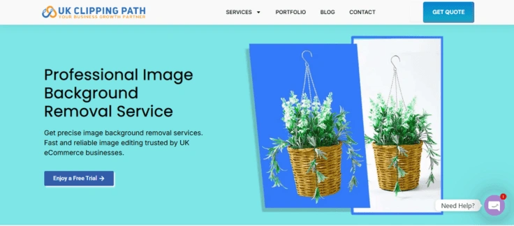 UK Clipping Path professional image background removal service