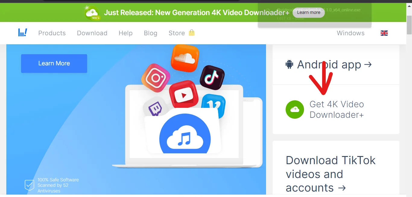 4K Video Downloader, YouTube to MP3