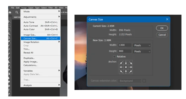 Canvas Size Setting