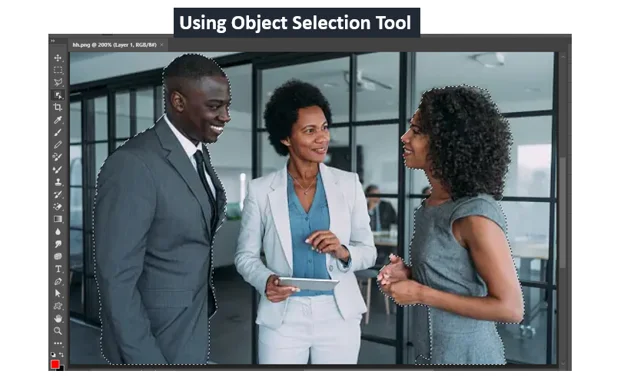 Using Object Selection Tool