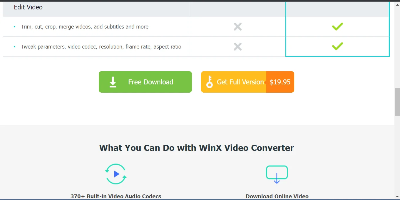 WinX Video Converter, Free YouTube to MP3 converter