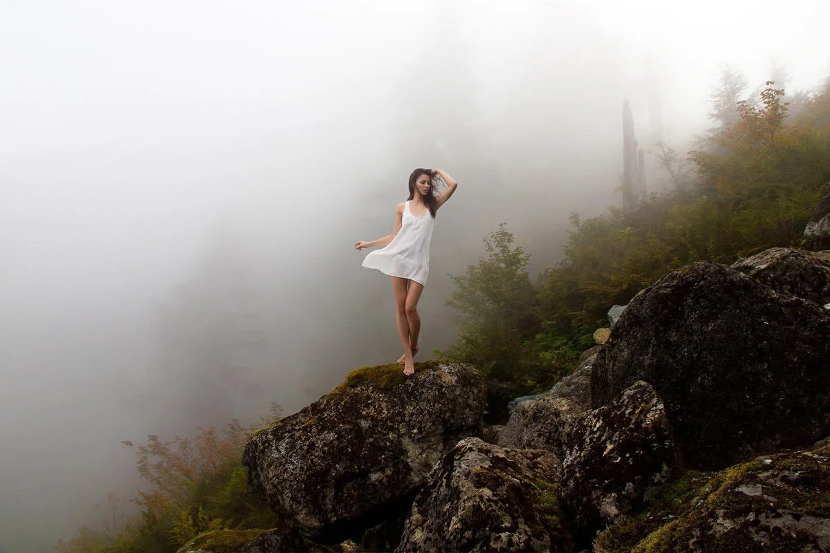 Shoot On A White Background In The Outdoor 