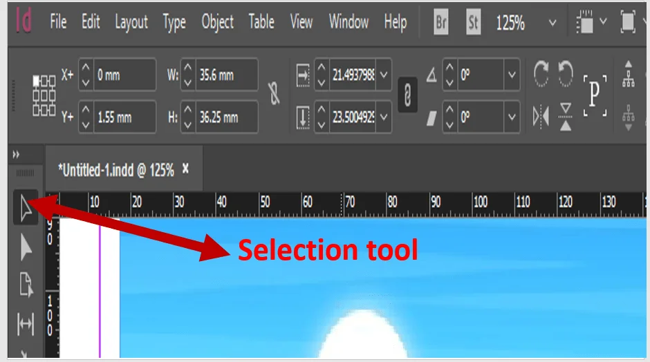 Selection Tool, Clipping Mask in InDesign