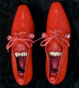 a horror ugly shoe, Sculptures by Gwen Murphy