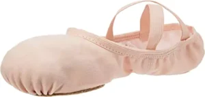 woman bra shoes, Stretch Canvas Split Sole Ballet Shoe