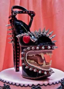 Cakehead loves evil shoes, evil shoes