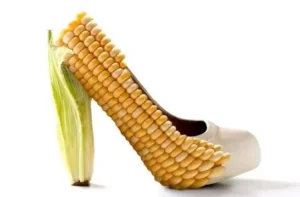 Corn Cob shoe for fashion, food shoes