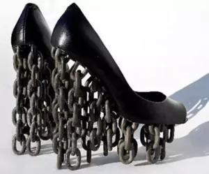 crazy chain shoes, crazy shoes