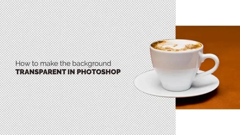 how to make the background transparent in photoshop