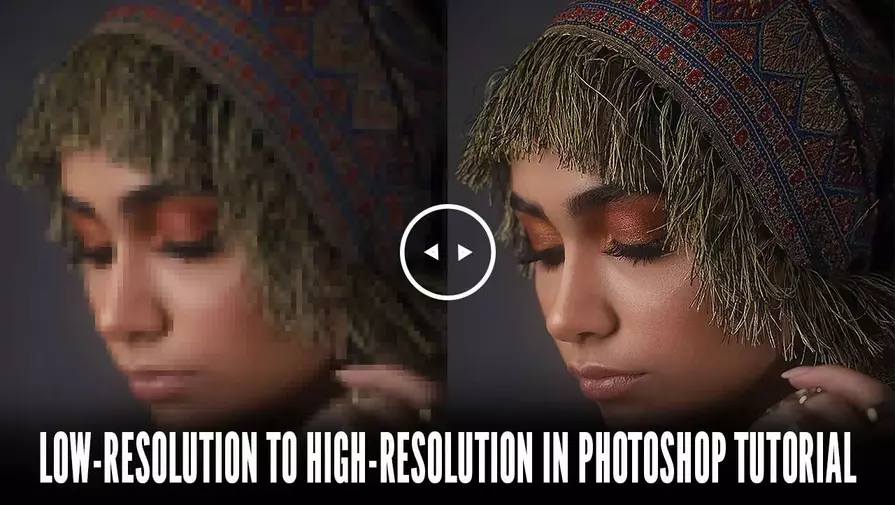 low resolution to high resolution in photoshop tutorial