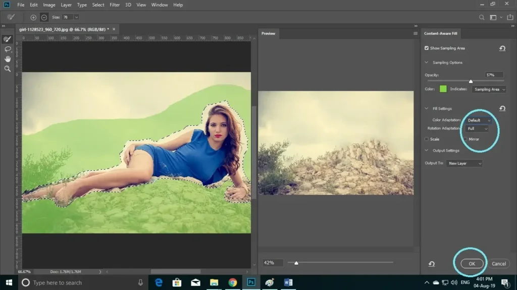 new content aware fill, photoshop cc 2019 features