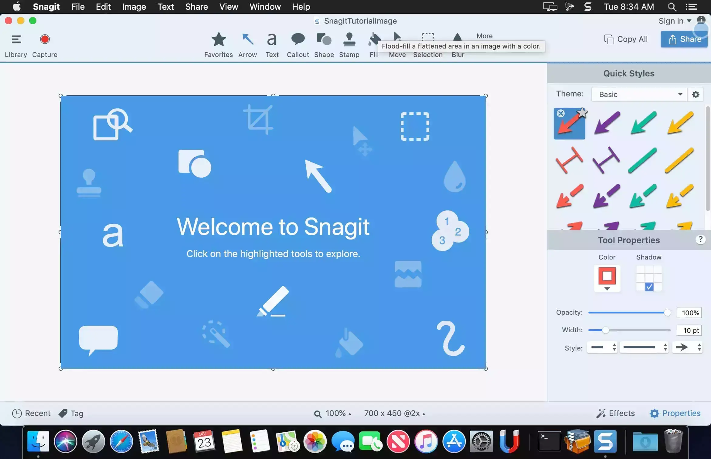 snagit screenshot in mac