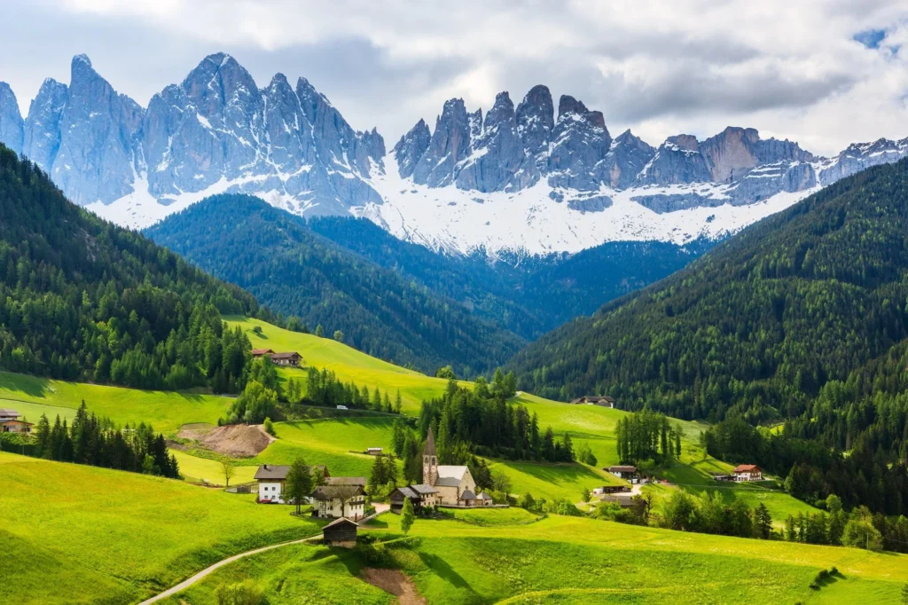 The Dolomites of Italy, iconic places