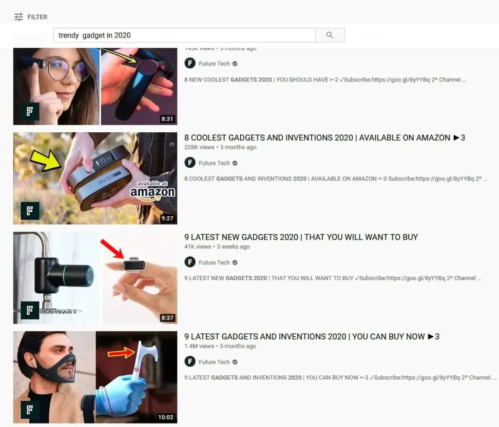 YouTube, How to Find Trending Products