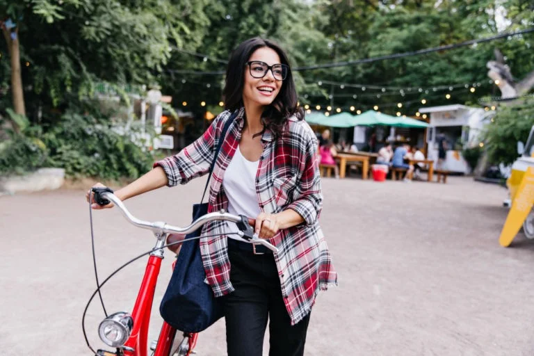 With A Bicycle, Senior Picture Ideas