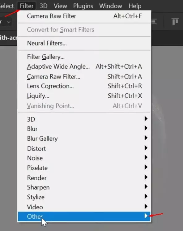 Change Image Adjustment and Filter