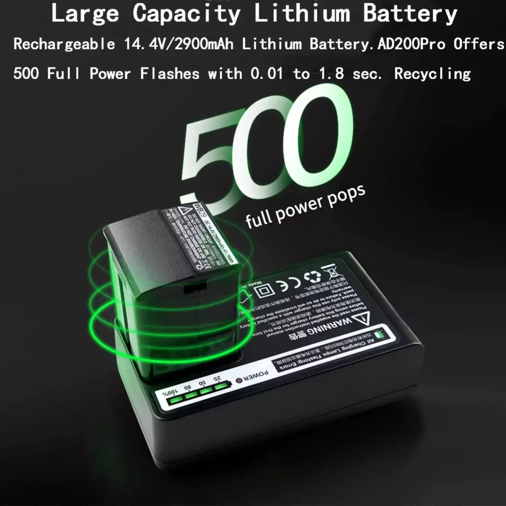 Godox AD200Pro TTL 2.4G HSS 1/8000s , large capacity lithium battery