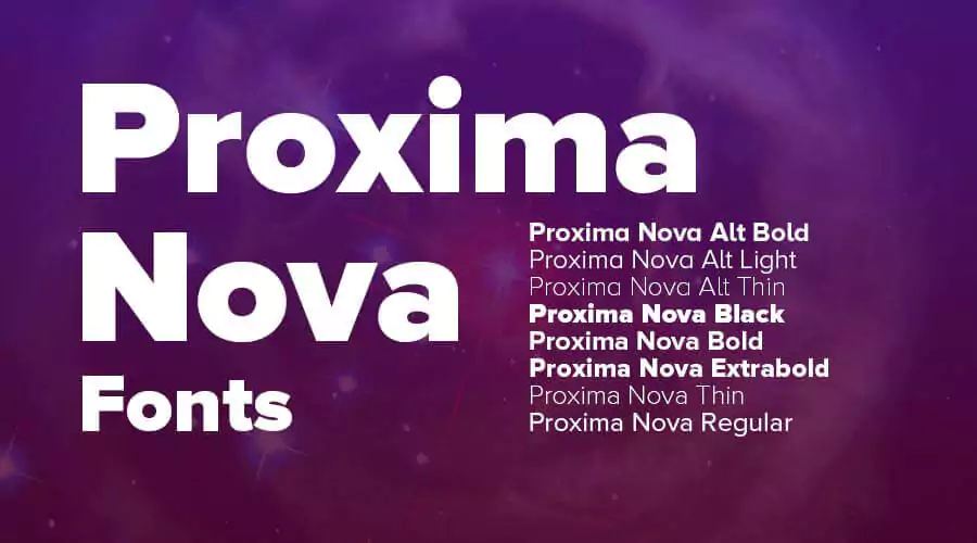 proxima nova font