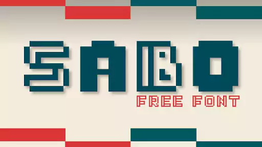 sabo, logo fonts