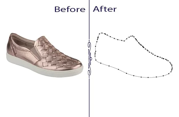 shoe image clipping path