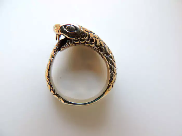 snake engagement ring