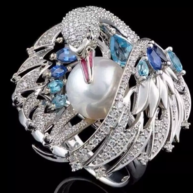 ugly ring with a bird