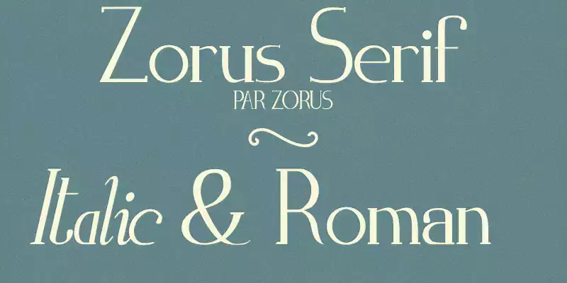 zorus serif